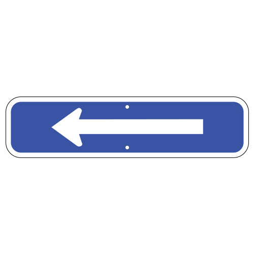 Arrow Plaque Sign, Blue
