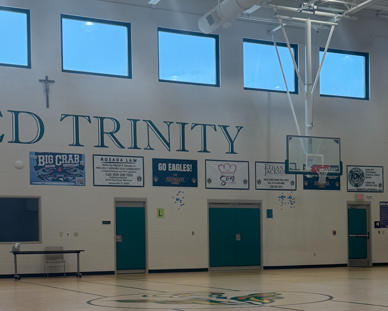 2026-2027 Blessed Trinity Catholic School Gym Sponsorhip Banner & Yard Sign