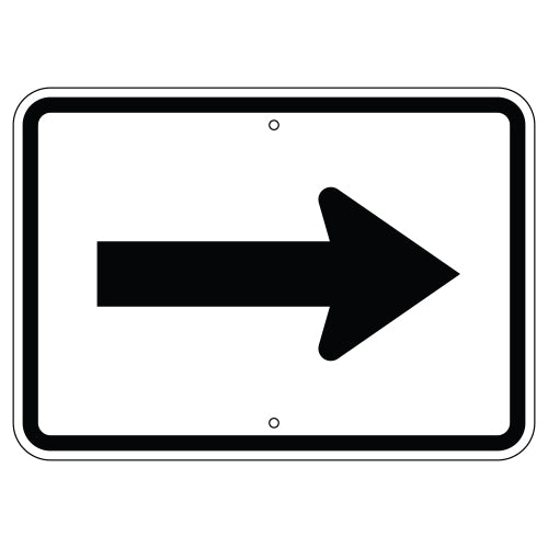 Arrow Auxiliary Sign