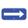 Arrow Sign, Blue