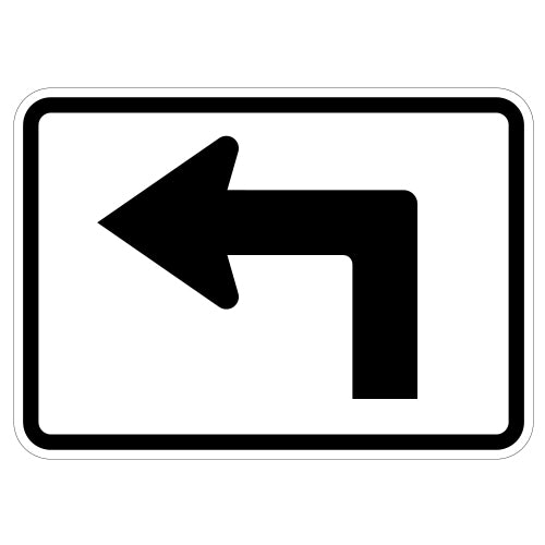 Advance Turn Arrow Auxiliary Sign