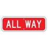 All Way Sign