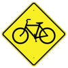 Bicycle Crossing Symbol Sign