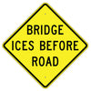 Bridge Ices Before Road Sign