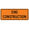 End Construction Sign