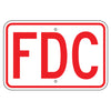 Fire Department Connection (FDC) Sign