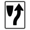 Keep Right Symbol Sign