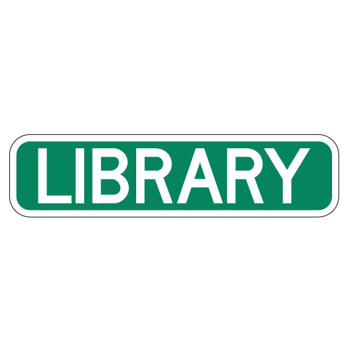Libbing Sign Library Sign – 10KCRTV
