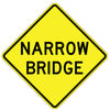 Narrow Bridge Sign