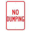 No Dumping Sign