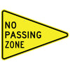 No Passing Zone Sign