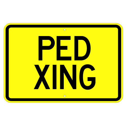 Ped Xing Sign