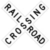 Railroad Crossing, Cross Buck Sign