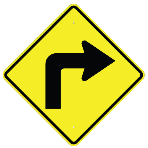 Right Turn Arrow Sign