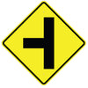 Side Road Symbol Sign