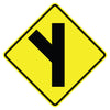 Side Road Symbol Sign, Left diagonal