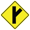Side Road Symbol Sign, Right diagonal