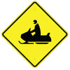 Snowmobile Crossing Sign