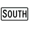 South Directional Auxiliary Sign
