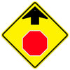 Stop Ahead Symbol Sign
