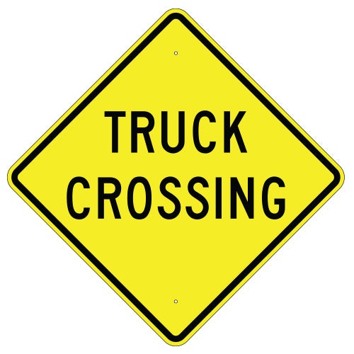 Truck Crossing Sign