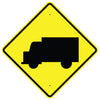 Truck Crossing Symbol Sign