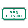 Van Accessible Sign, Green
