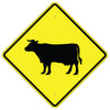 Cattle Crossing Symbol Sign