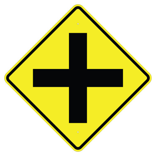 Cross Road Symbol Sign