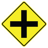 Cross Road Symbol Sign