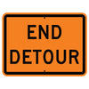 End Detour Sign