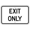 Exit Only Sign (Horizontal)